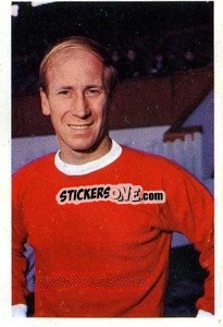 Sticker Robert (Bobby) Charlton - The Wonderful World of Soccer Stars 1967-1968
 n. 155 - FKS