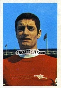 Sticker Frank McLintock - The Wonderful World of Soccer Stars 1968-1969
 n. 7 - FKS