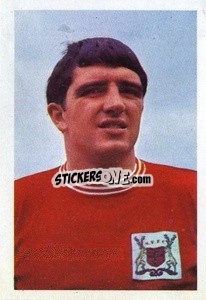 Sticker Ian Moore - The Wonderful World of Soccer Stars 1968-1969
 n. 192 - FKS