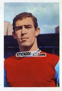 Sticker John Cushley - The Wonderful World of Soccer Stars 1968-1969
 n. 307 - FKS