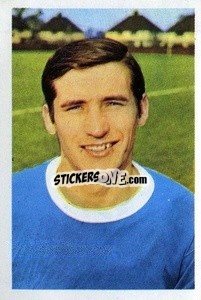 Sticker John Hurst - The Wonderful World of Soccer Stars 1968-1969
 n. 64 - FKS