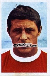 Sticker John Radford - The Wonderful World of Soccer Stars 1968-1969
 n. 10 - FKS