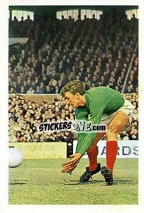 Sticker Alex Stepney - The Wonderful World of Soccer Stars 1969-1970
 n. 179 - FKS