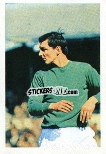 Sticker David Best - The Wonderful World of Soccer Stars 1969-1970
 n. 107 - FKS