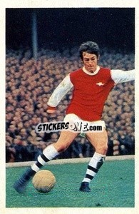 Sticker Jimmy Robertson - The Wonderful World of Soccer Stars 1969-1970
 n. 10 - FKS