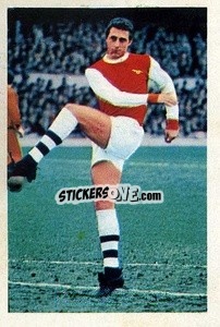 Sticker John Radford - The Wonderful World of Soccer Stars 1969-1970
 n. 8 - FKS
