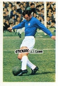 Sticker Tommy Carroll - The Wonderful World of Soccer Stars 1969-1970
 n. 109 - FKS