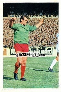 Cromo Tommy Lawrence - The Wonderful World of Soccer Stars 1969-1970
 n. 143 - FKS