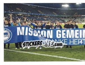 Sticker Danke Hertha Fans - Hertha BSC 2011-2012 n. 3 - Panini