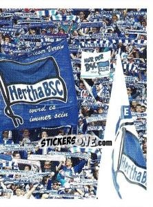 Sticker Hertha Fans - Hertha BSC 2011-2012 n. 16 - Panini