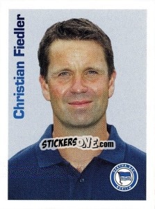 Cromo Christian Fiedler - Hertha BSC 2011-2012 - Panini