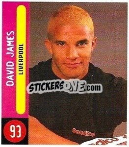 Sticker David James - Footy Mad 1995-1996
 n. 93 - MATCH