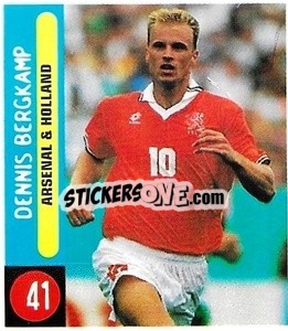 Sticker Dennis Bergkarnp - Footy Mad 1995-1996
 n. 41 - MATCH