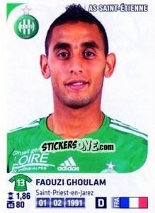 Sticker Faouzi Ghoulam - FOOT 2012-2013 - Panini