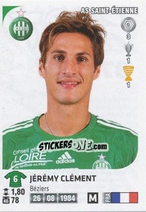 Sticker Jeremy Clement - FOOT 2012-2013 n. 374 - Panini