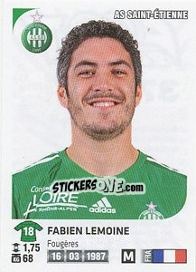 Sticker Fabien Lemoine - FOOT 2012-2013 - Panini