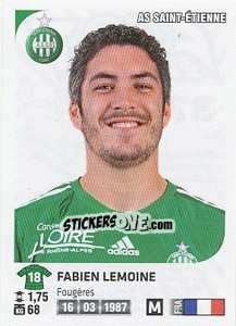 Cromo Fabien Lemoine - FOOT 2012-2013 - Panini