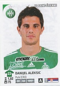 Sticker Danijel Aleksic - FOOT 2012-2013 - Panini