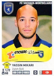 Cromo Yassin Mikari - FOOT 2012-2013 - Panini