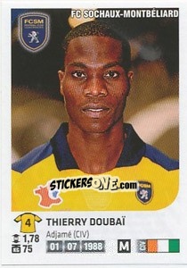 Sticker Thierry Doubai - FOOT 2012-2013 n. 398 - Panini