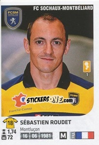 Sticker Sebastien Roudet - FOOT 2012-2013 n. 401 - Panini