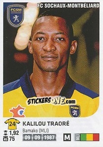 Sticker Kalilou Traore - FOOT 2012-2013 n. 402 - Panini