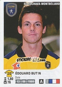 Sticker Edouard Butin - FOOT 2012-2013 - Panini