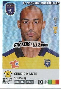 Sticker Cedric Kante - FOOT 2012-2013 - Panini