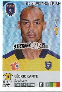 Figurina Cedric Kante - FOOT 2012-2013 - Panini