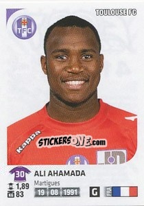 Figurina Ali Ahamada - FOOT 2012-2013 - Panini