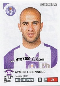 Cromo Aymen Abdennour - FOOT 2012-2013 - Panini