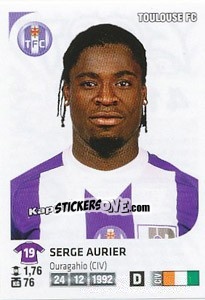 Figurina Serge Aurier - FOOT 2012-2013 - Panini