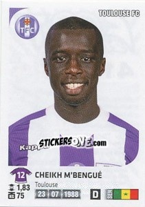 Figurina Cheikh M'Bengue - FOOT 2012-2013 - Panini