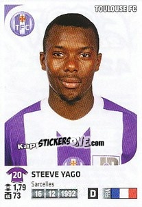 Sticker Steeve Yago - FOOT 2012-2013 n. 421 - Panini