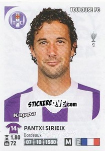 Sticker Pantxi Sirieix - FOOT 2012-2013 - Panini