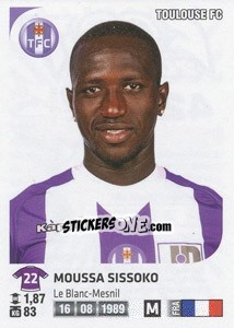 Sticker Moussa Sissoko - FOOT 2012-2013 n. 427 - Panini