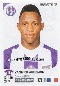 Sticker Yannick Aguemon - FOOT 2012-2013 - Panini