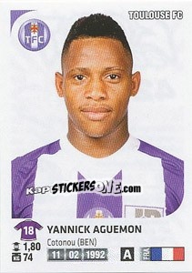 Sticker Yannick Aguemon - FOOT 2012-2013 n. 429 - Panini