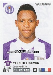 Cromo Yannick Aguemon - FOOT 2012-2013 - Panini