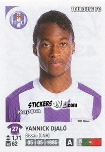 Figurina Yannick Djalo - FOOT 2012-2013 - Panini