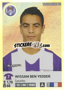 Sticker Wissam Ben Yedder - FOOT 2012-2013 - Panini