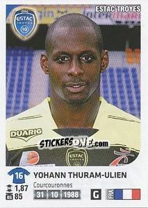 Figurina Yohann Thuram-Ulien - FOOT 2012-2013 - Panini