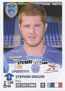Sticker Stephen Drouin - FOOT 2012-2013 - Panini