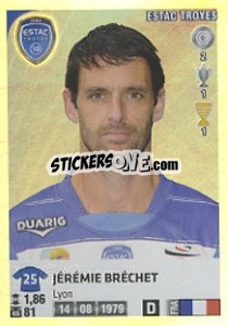 Sticker Jeremie Brechet - FOOT 2012-2013 n. 456 - Panini