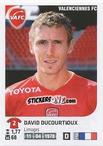 Sticker David Ducourtioux - FOOT 2012-2013 - Panini