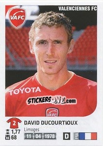 Sticker David Ducourtioux - FOOT 2012-2013 n. 466 - Panini