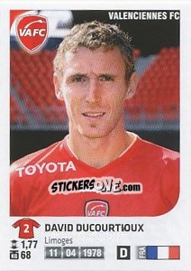 Figurina David Ducourtioux - FOOT 2012-2013 - Panini