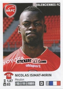 Sticker Nicolas Isimat-Mirin - FOOT 2012-2013 n. 468 - Panini