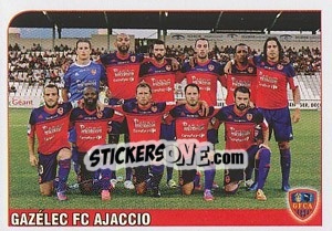 Sticker Equipe Gazélec FC Ajaccio - FOOT 2012-2013 n. 482 - Panini