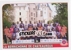 Sticker Equipe La Berrichonne de Chateauroux - FOOT 2012-2013 - Panini